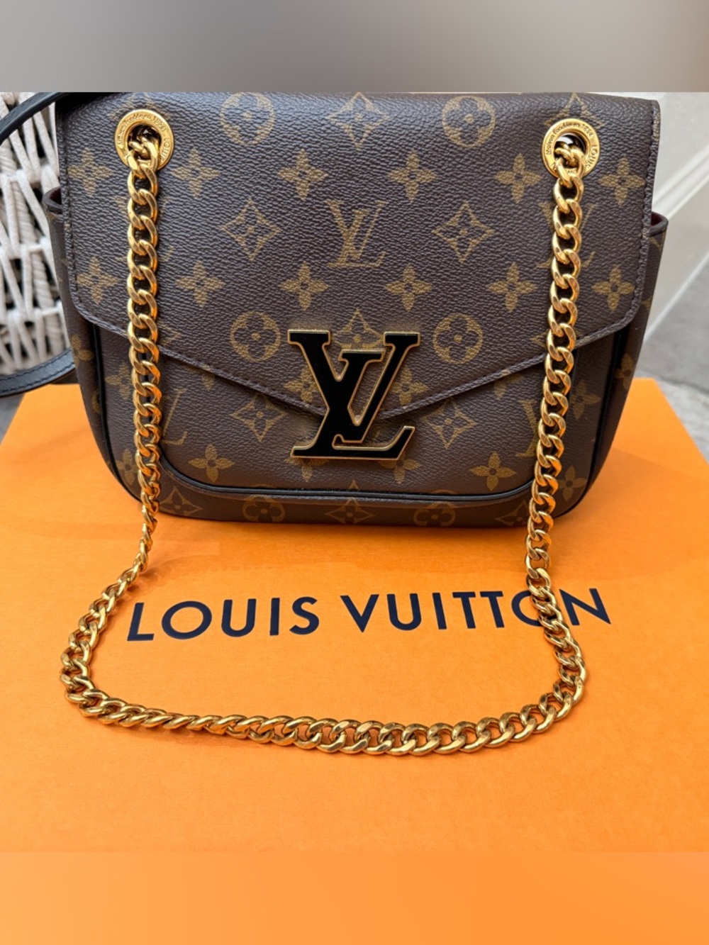 Louis Vuitton Passy Handbag Monogram Canvas